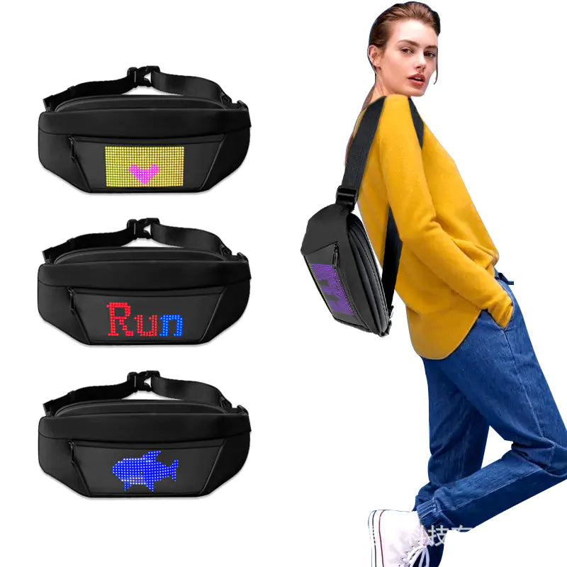 LED Backpack with Bluetooth App for Men and Women