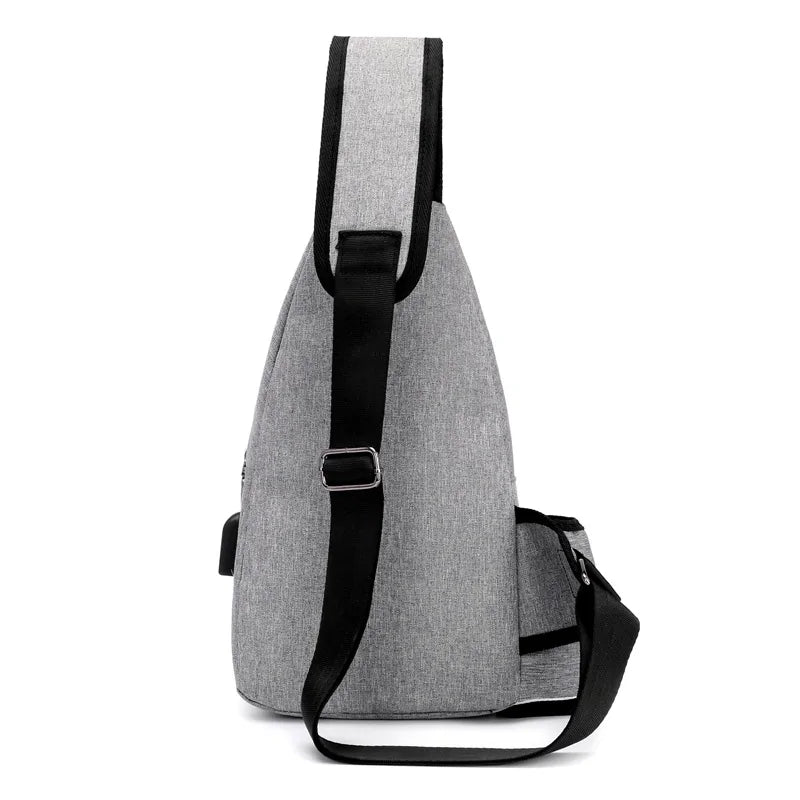 Sling Bag With USB Charging Port Accessory  (Note: Power Bank Not Included)