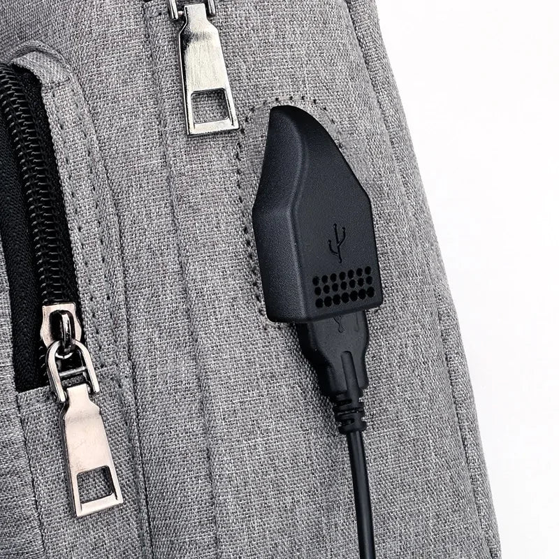 Sling Bag With USB Charging Port Accessory  (Note: Power Bank Not Included)