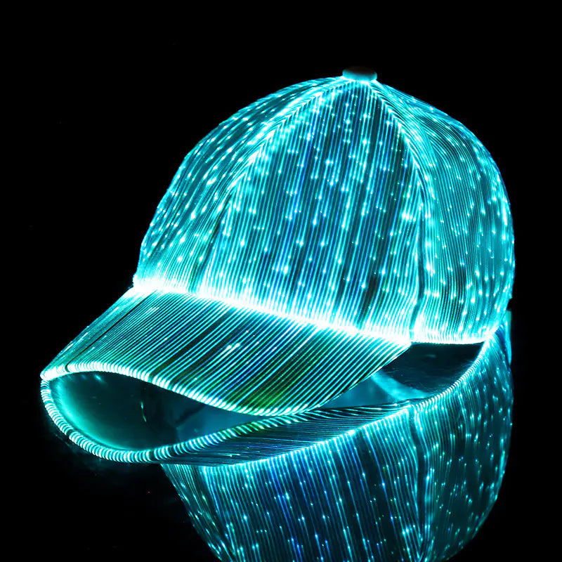 LED Glow Baseball Cap - Breathable Outdoor Hat