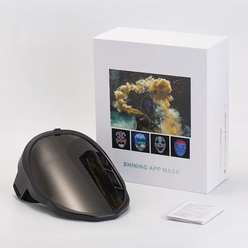 DIY LED Light-Up Mask with App Control for Parties