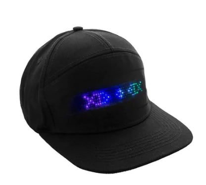 Bluetooth Cap with LED Display and Multilingual App