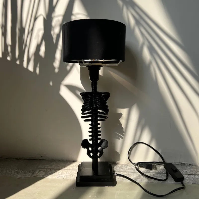 Totenkopf Tischlampe Home Klassische Gothic Dekorative Lampe