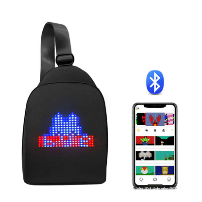 LED Backpack with Bluetooth App for Men and Women