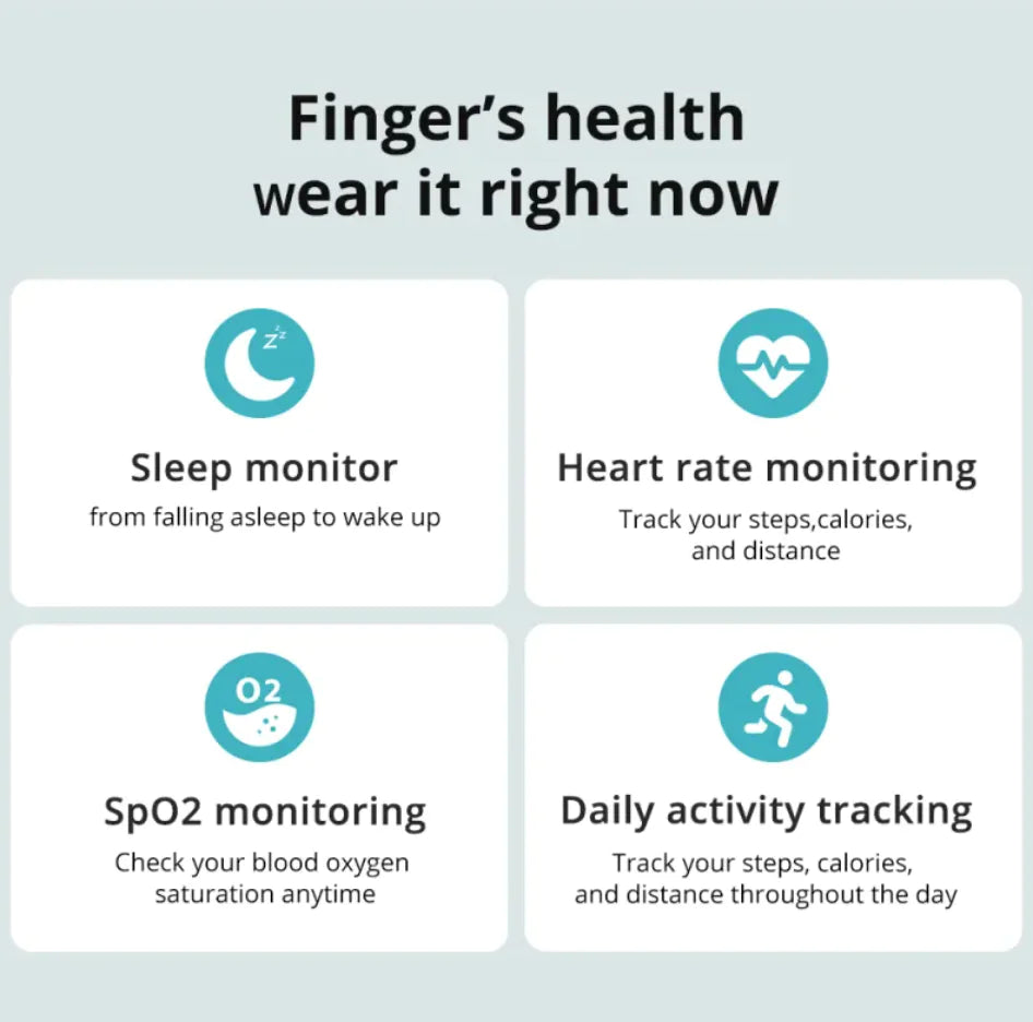 Magnetic Smart Ring Charging Case