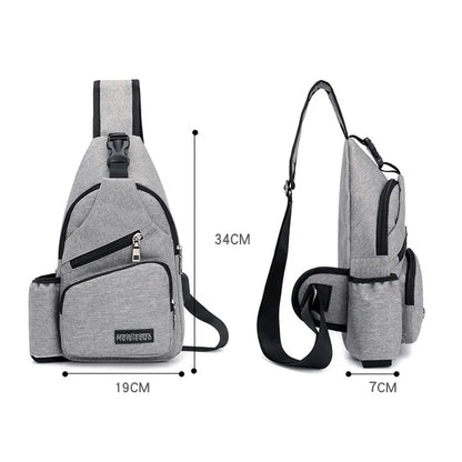 Sling Bag With USB Charging Port Accessory  (Note: Power Bank Not Included)