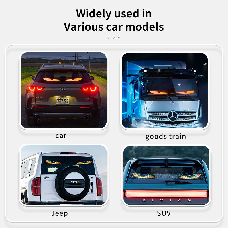 LED Pixel Devil Eye Car Display Panel