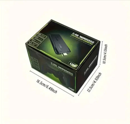 M8 Portable Gaming Console with Wireless Controllers & 64GB SD