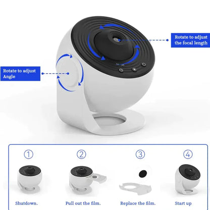 Starry Night Galaxy Projector