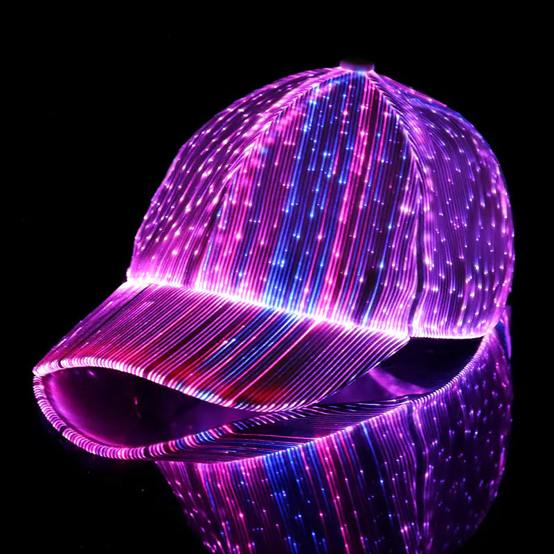 LED Glow Baseball Cap - Breathable Outdoor Hat