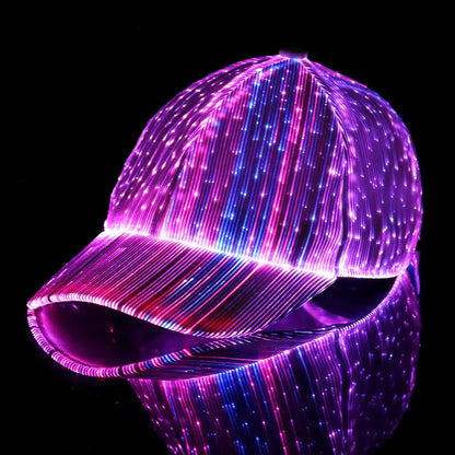 LED Glow Baseball Cap - Breathable Outdoor Hat