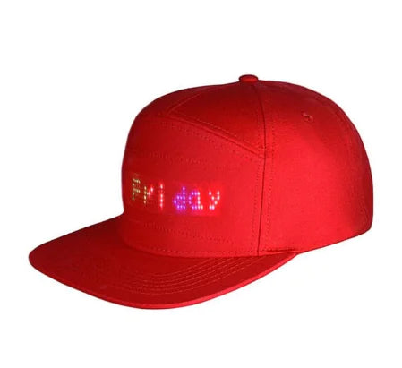 Bluetooth Cap with LED Display and Multilingual App