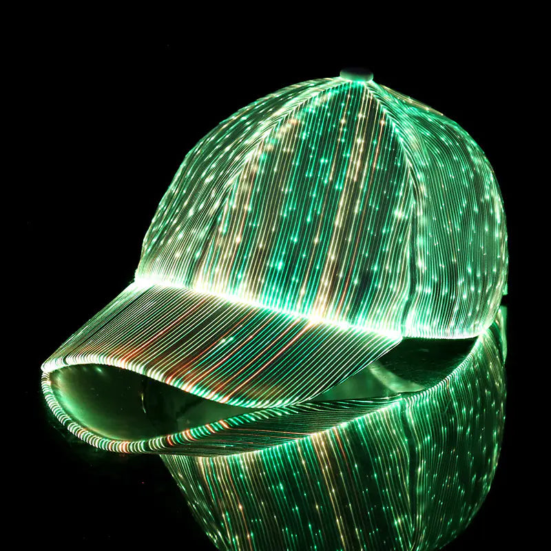 LED Glow Baseball Cap - Breathable Outdoor Hat